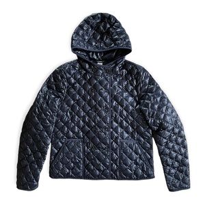 J. Crew Black Quilted Puffer Jacket